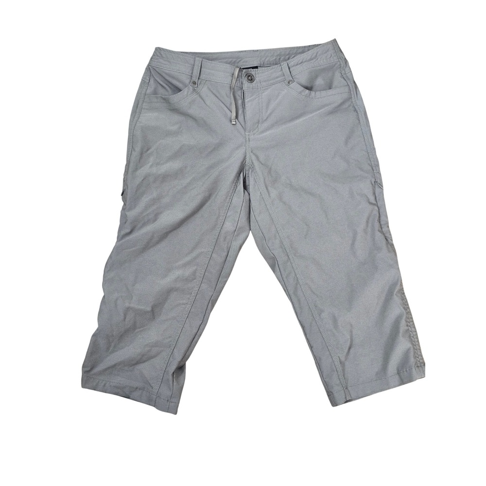 Kuhl Trekr Kapri Gray Hiking Pants Womens Size 6 Cropped Outdoor Performance